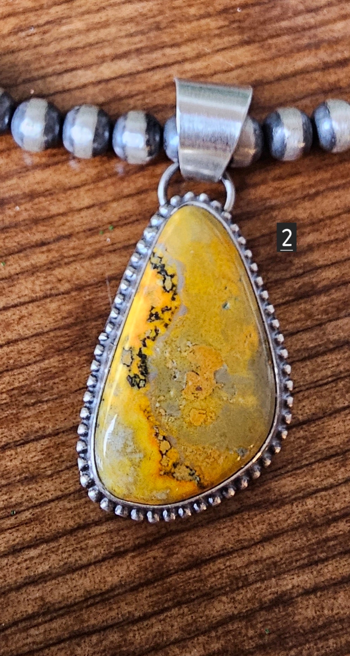 Bumble Bee Jasper Necklace - 2