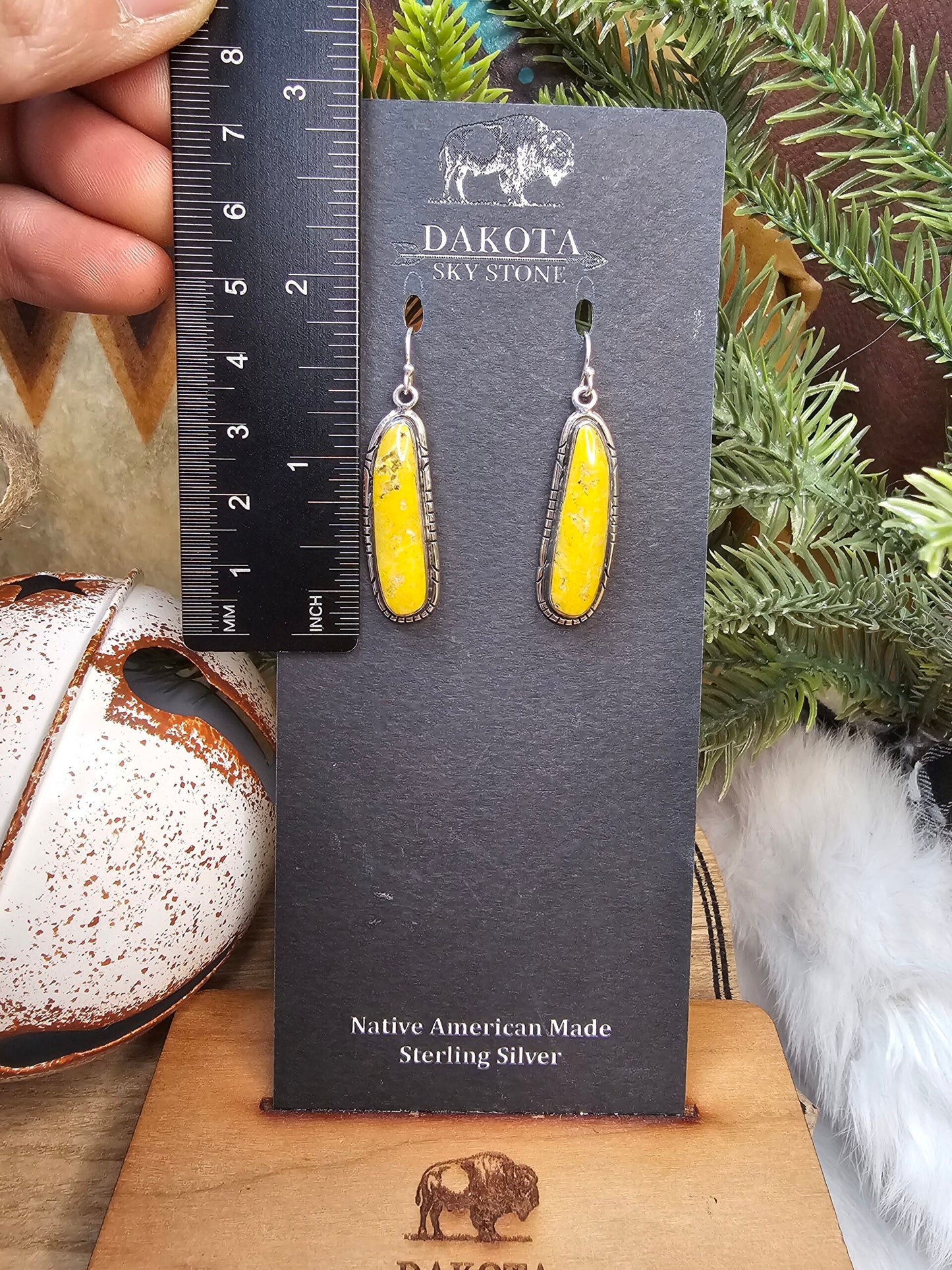 Bumble bee Jasper Earrings