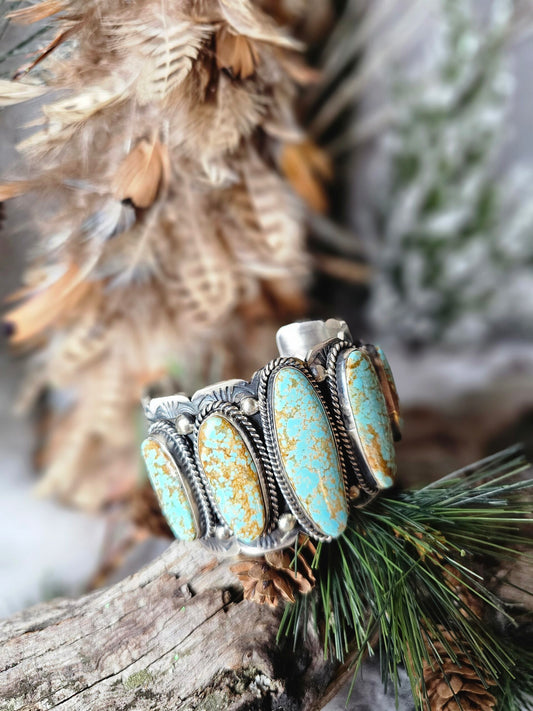 Number 8 Turquoise Bracelet