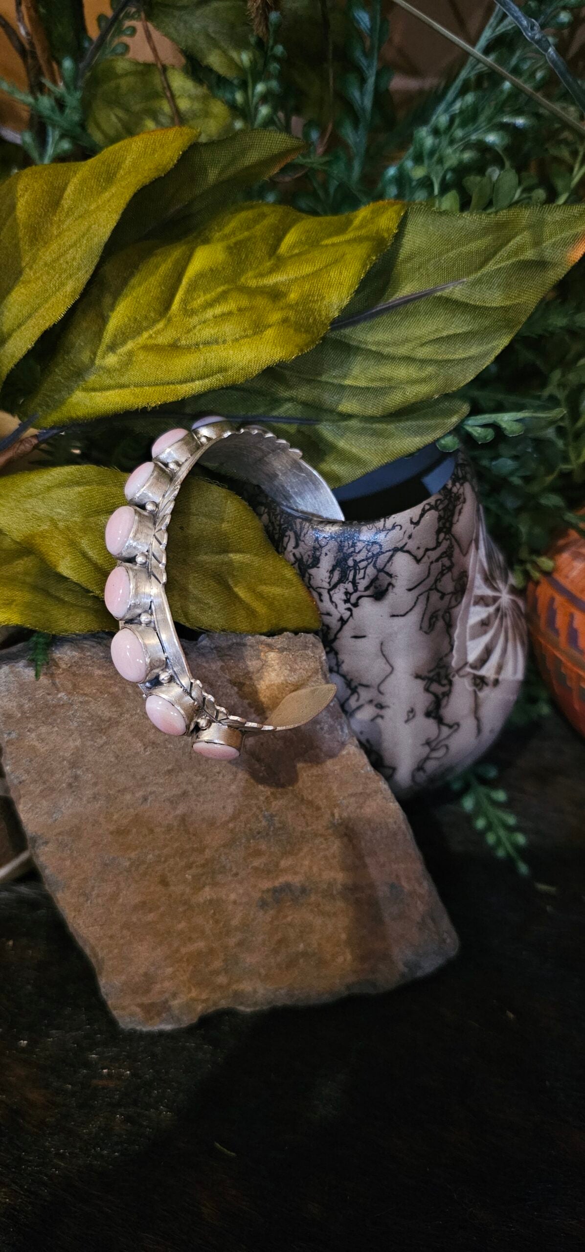 Pink Conch Bracelet