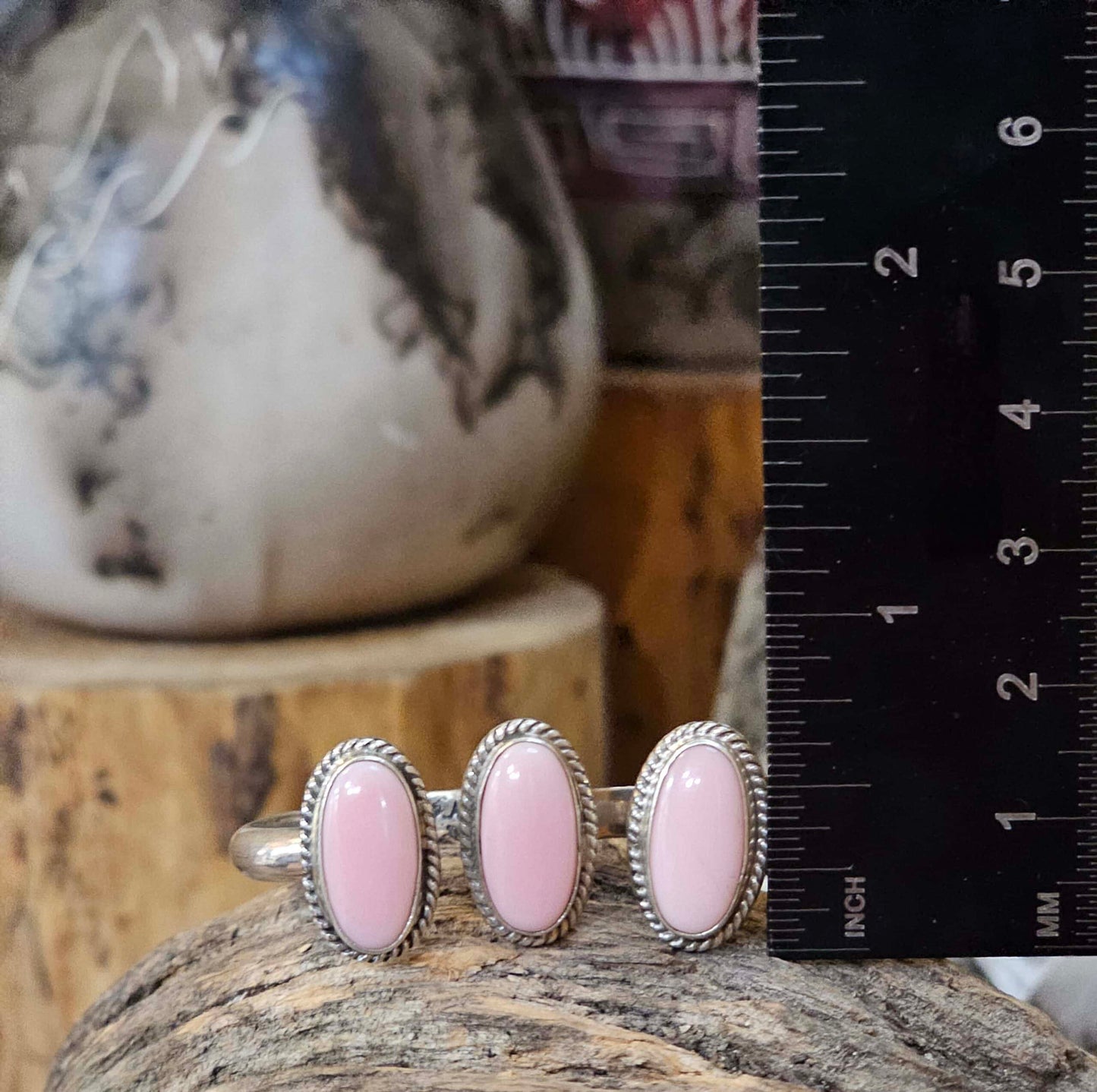 Adjustable Pink Conch Ring
