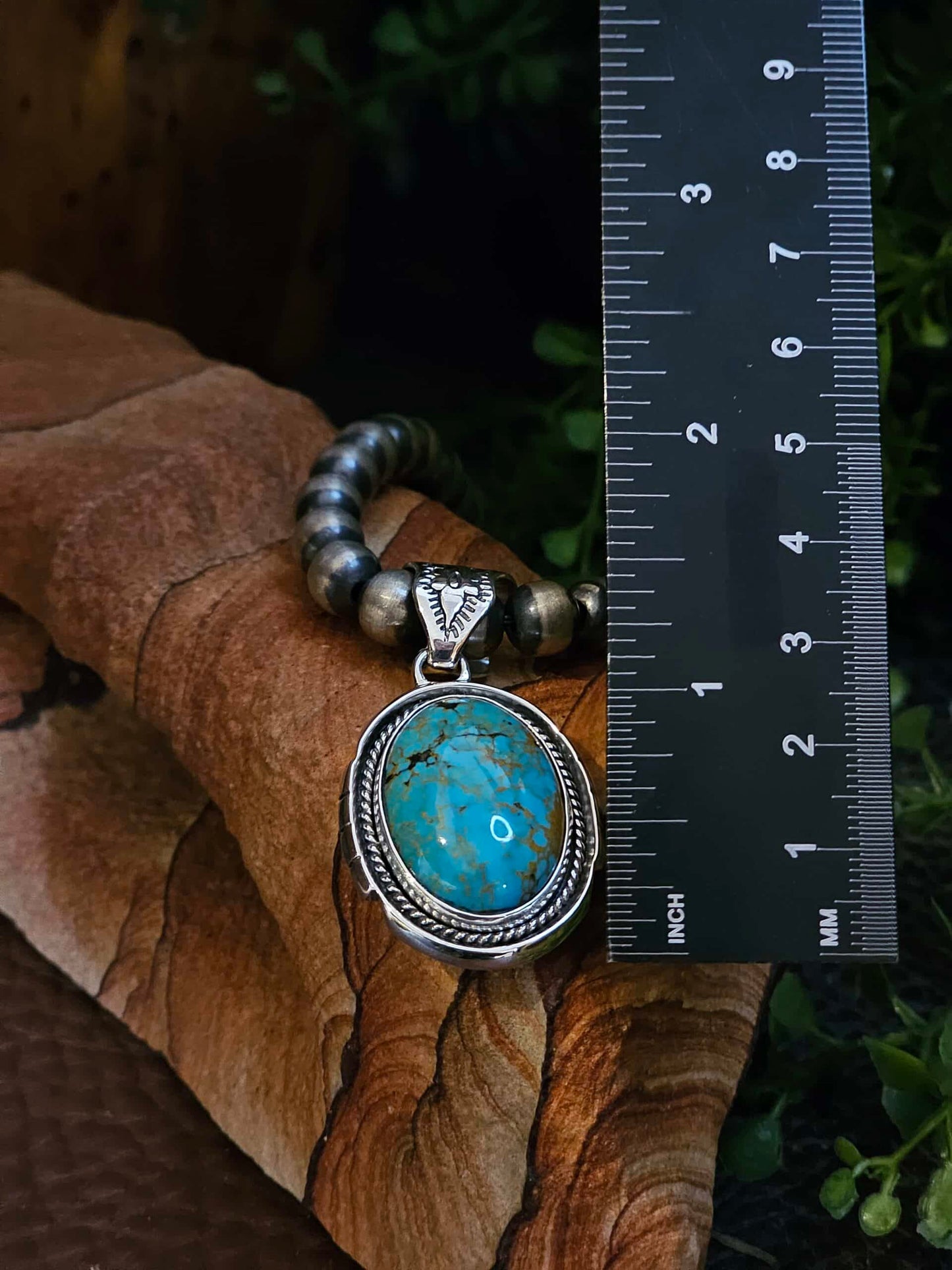 Number 8 Turquoise Necklace