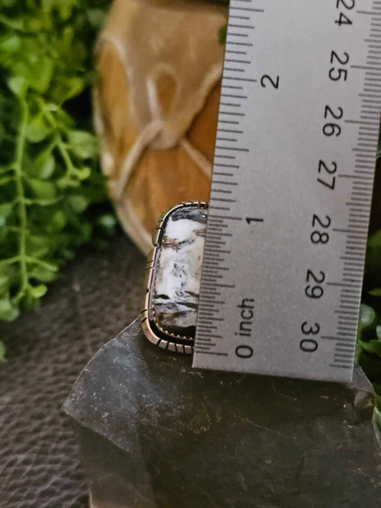 White Buffalo Ring - Size 5