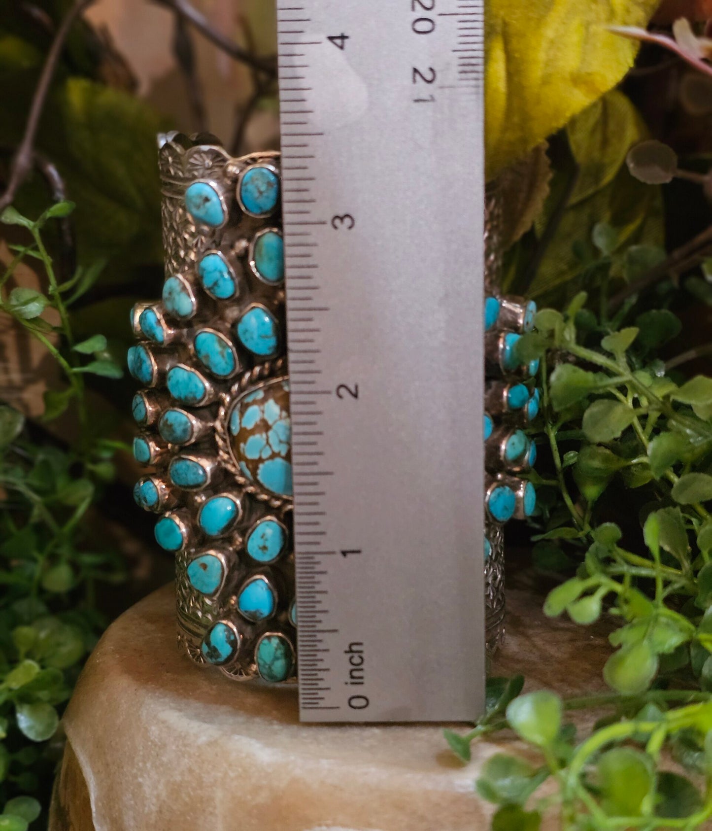 Boulder Turquoise and Kingman Turquoise Bracelet