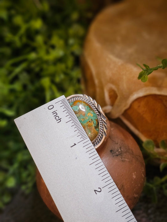 Royston Turquoise Ring - Size 10