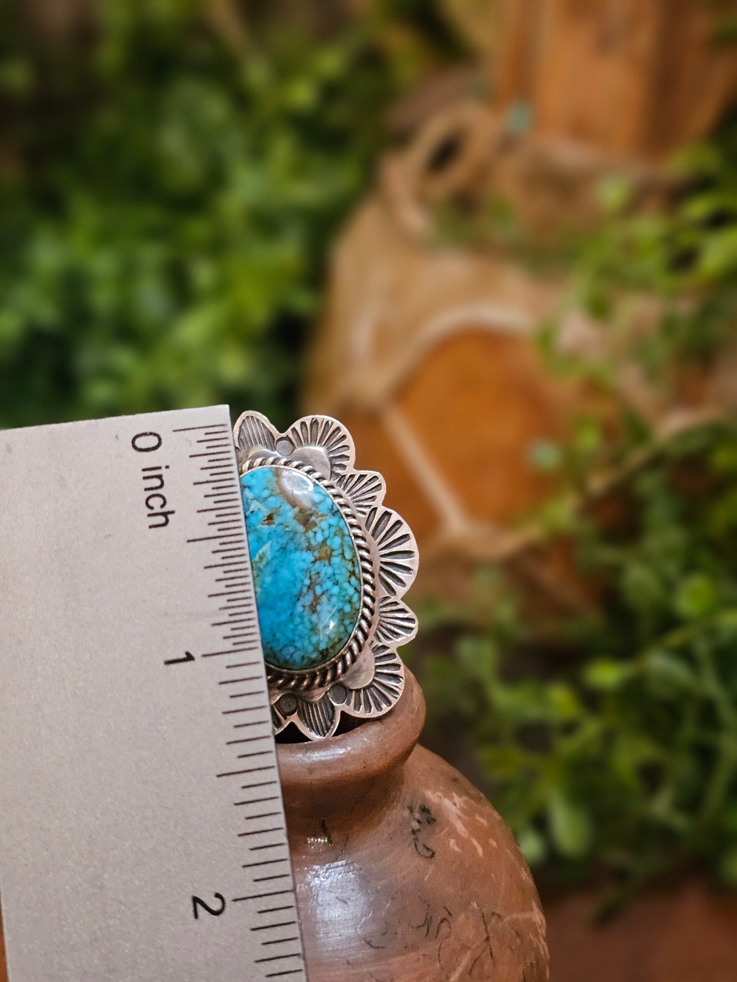 Adjustable Turquoise Mountain Turquoise Ring