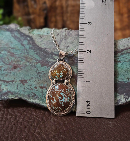 Number 8 Turquoise Necklace
