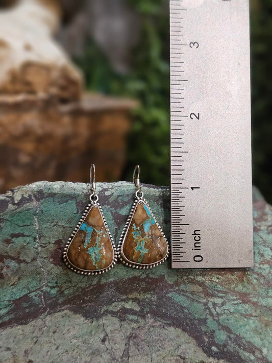Boulder Turquoise Earrings