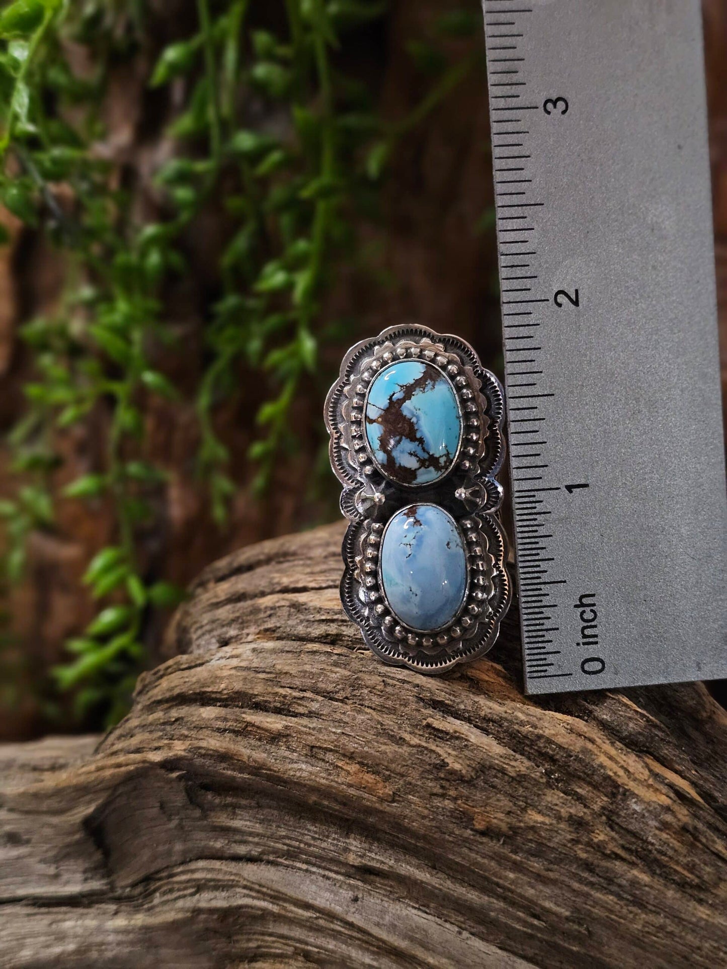 Golden Hills Turquoise Ring - Size 9