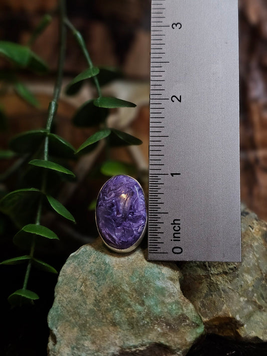 Charoite Ring - Size 9.5