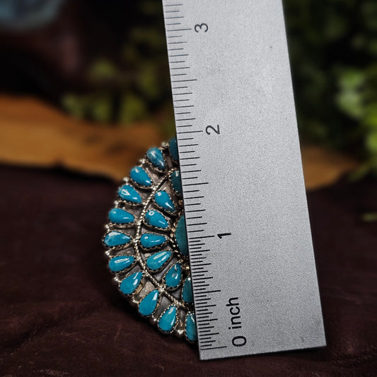Kingman Turquoise Ring - Size 9