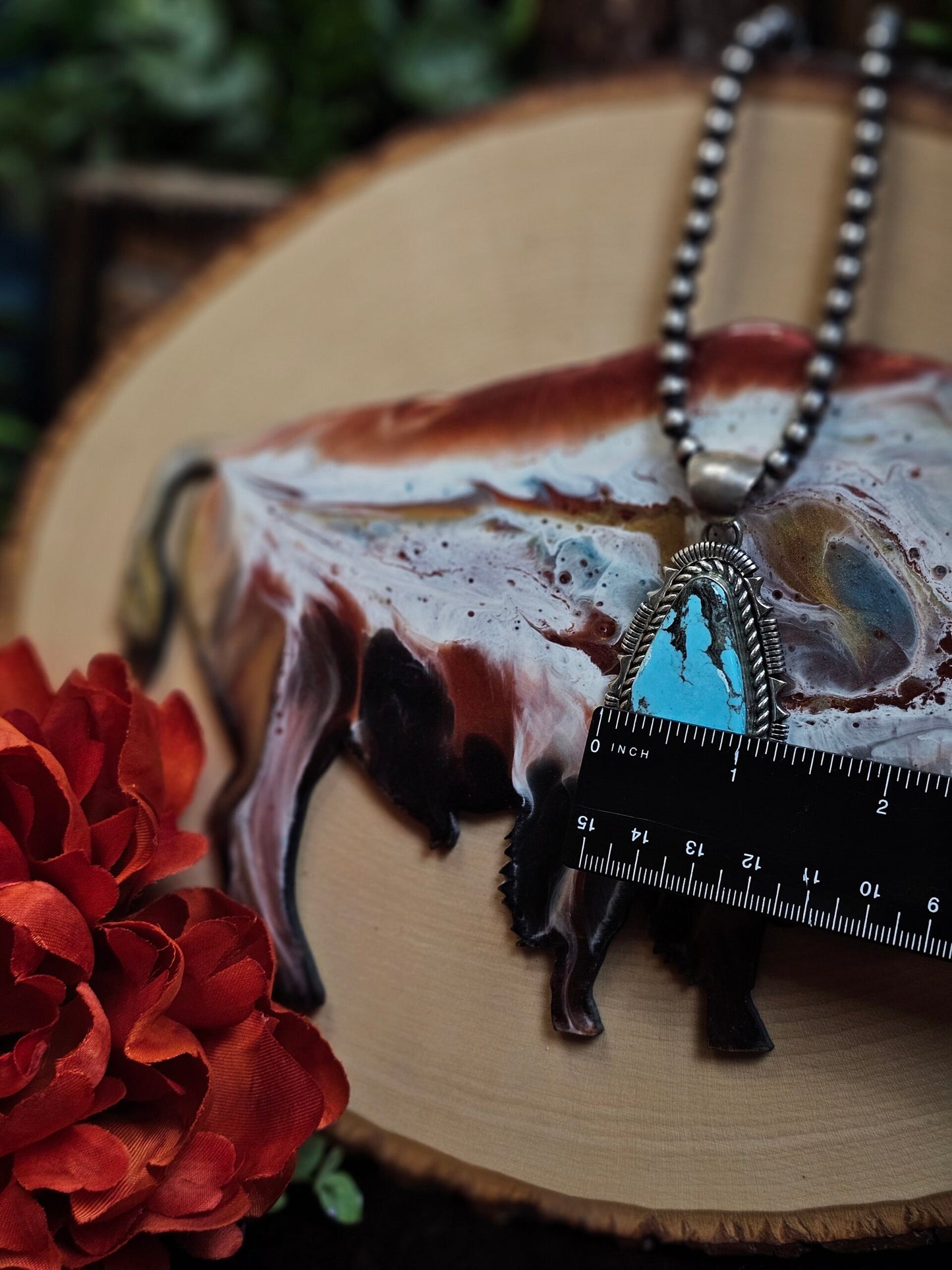 Blue Diamond Necklace
