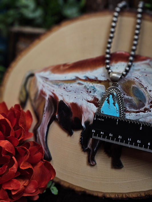 Blue Diamond Necklace