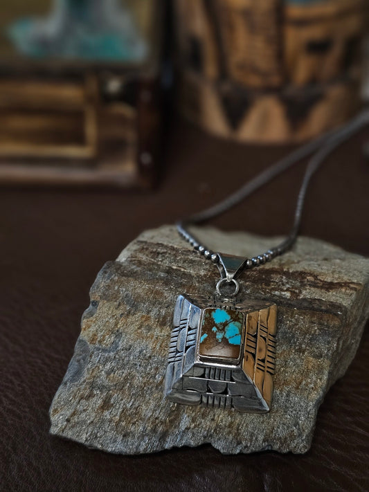 Number 8 Turquoise Necklace
