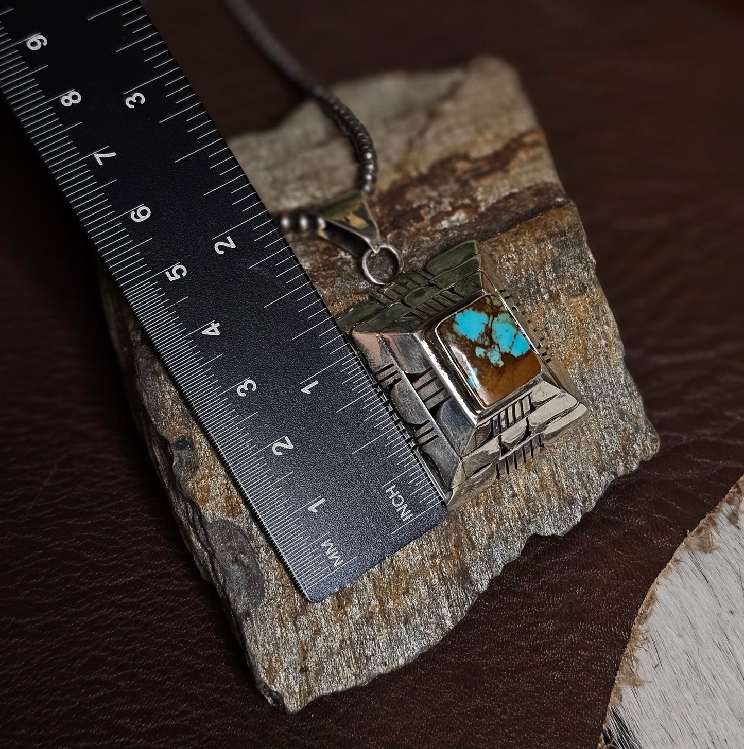 Number 8 Turquoise Necklace