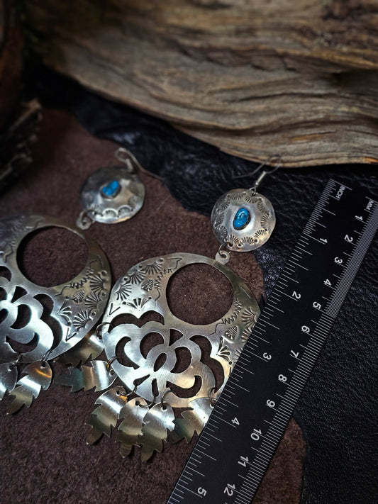 Sleeping Beauty Turquoise Earrings