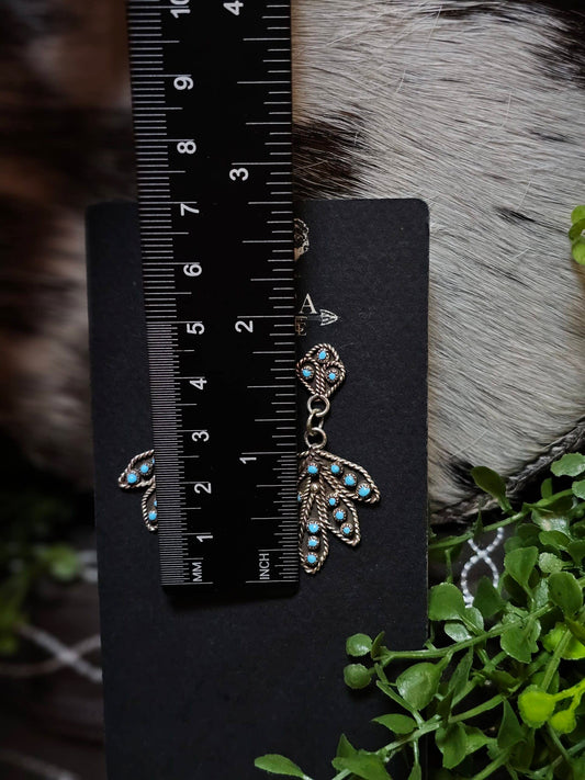 Sleeping Beauty Turquoise Earrings