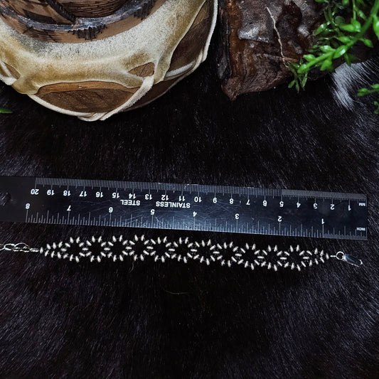 Round Link Navajo Pearl Bracelets