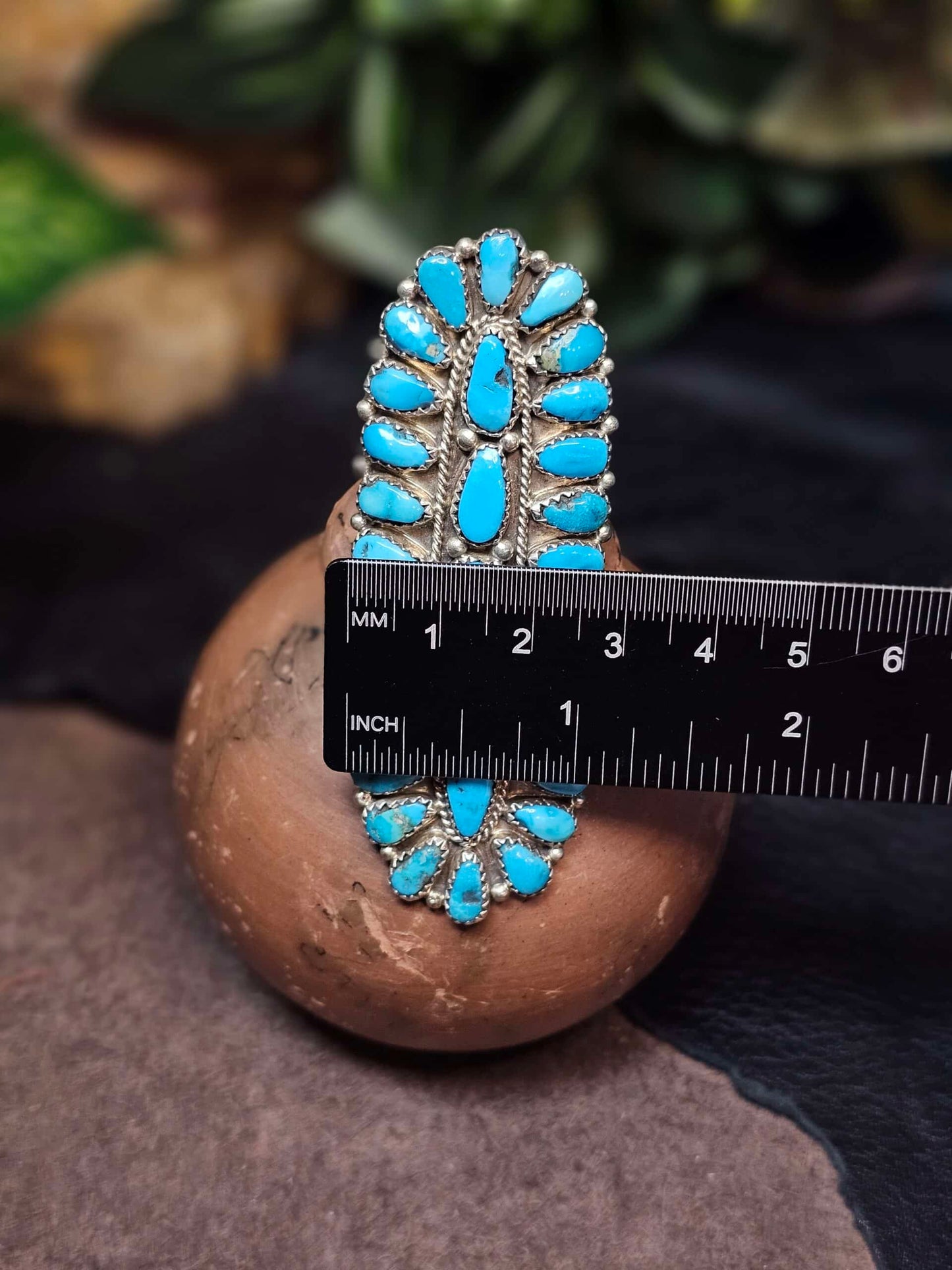 Kingman Turquoise Ring - Size 7.5