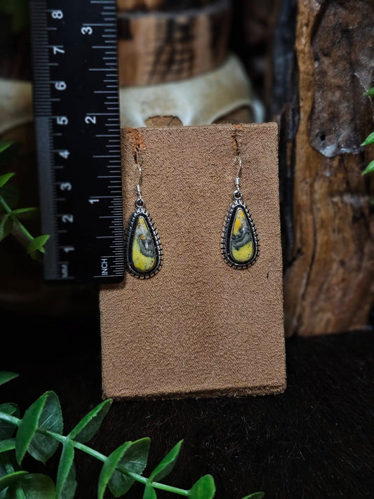Bumble Bee Jasper Earrings