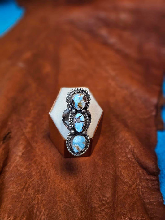 Golden Hills Turquoise Ring - Size 6