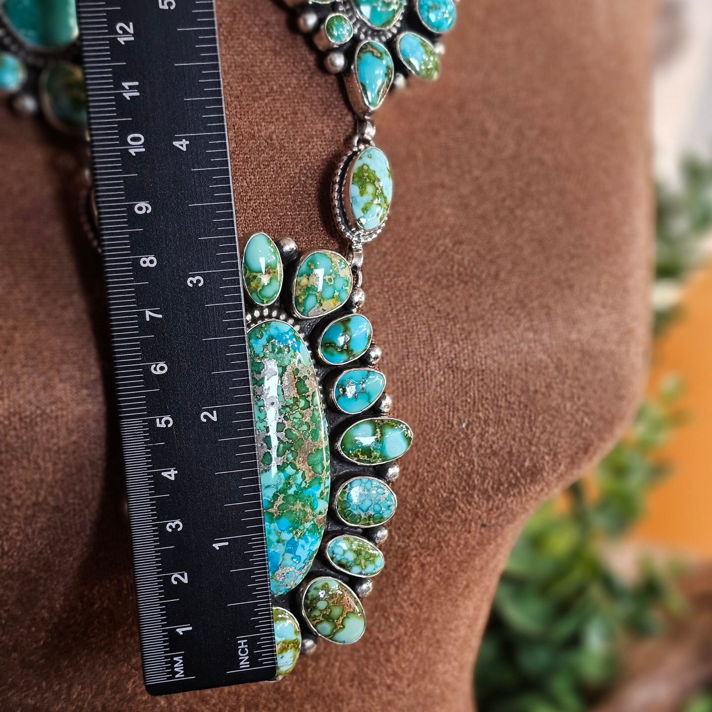 Sierra Nevada Turquoise Necklace w/ Sonoran Turquoise
