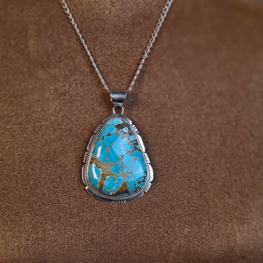 Number 8 Turquoise Necklace