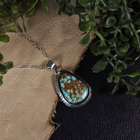 Number 8 Turquoise Necklace