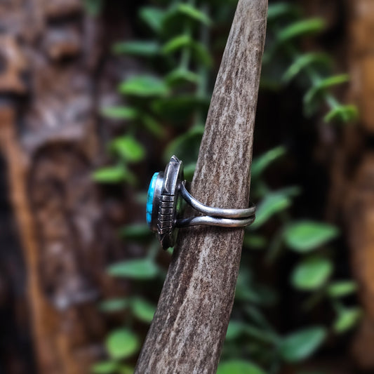 Kingman Turquoise Ring - Size 5.5