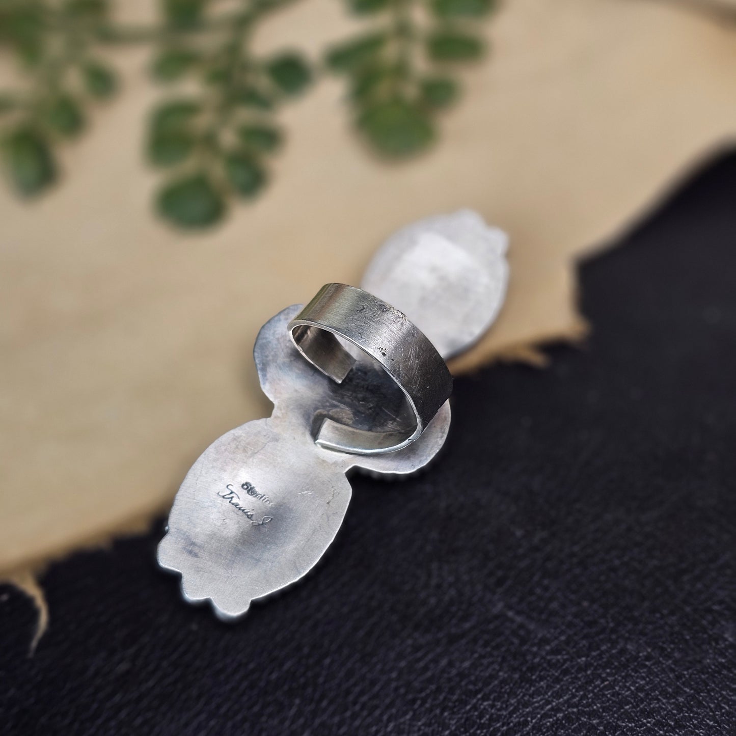 Adjustable Boulder Turquoise Ring