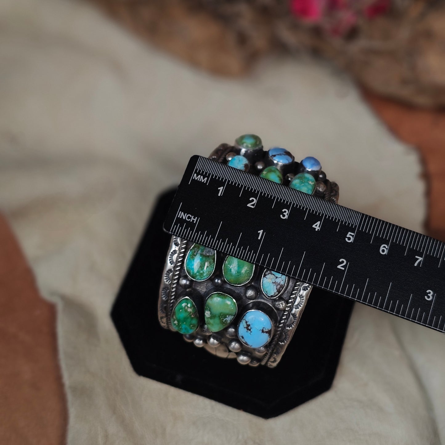 Sonoran Turquoise Bracelet w/ Golden Hills Turquoise