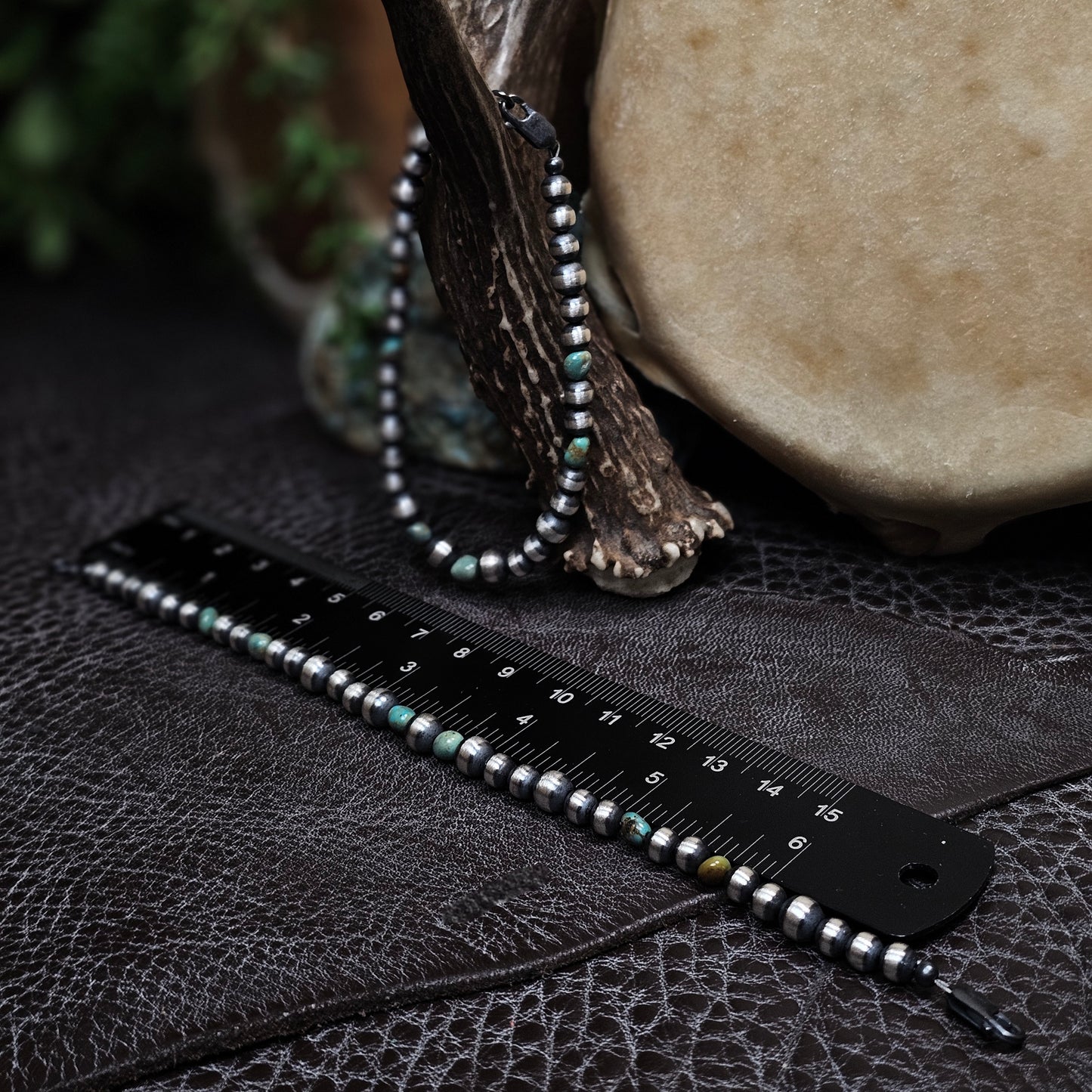 Navajo Pearl Bracelet w/ Royston Turquoise - Various Styles