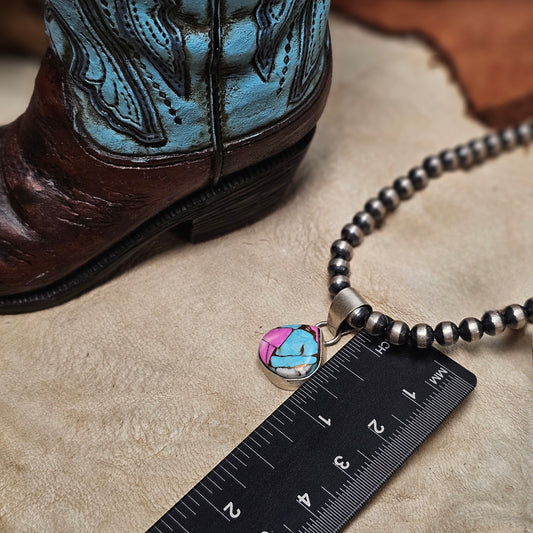 Cotton Candy Turquoise Necklace