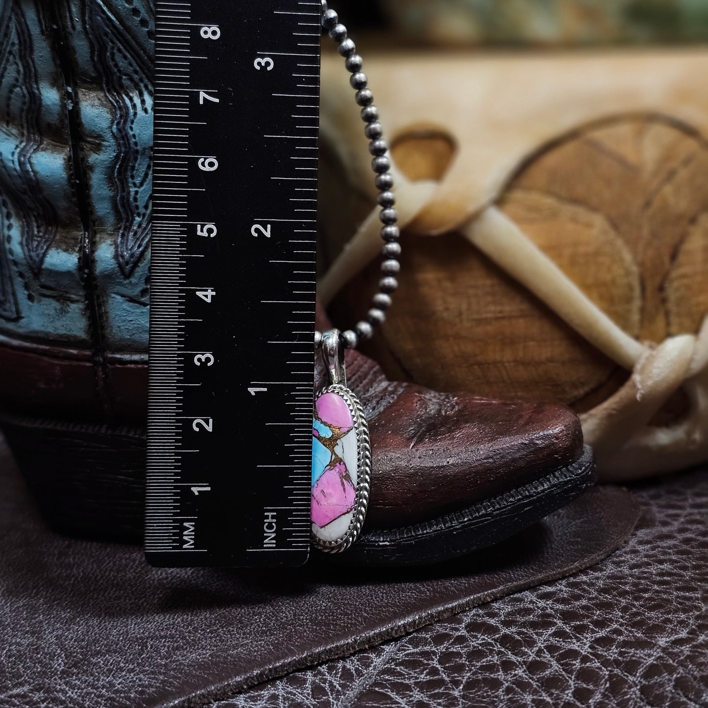 Cotton Candy Turquoise Necklace