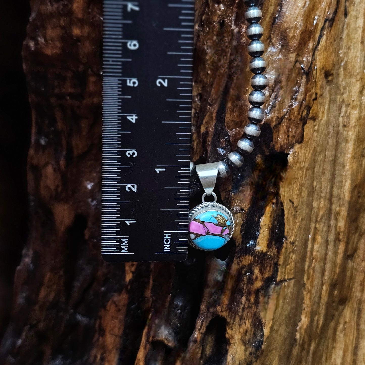 Cotton Candy Turquoise Necklace