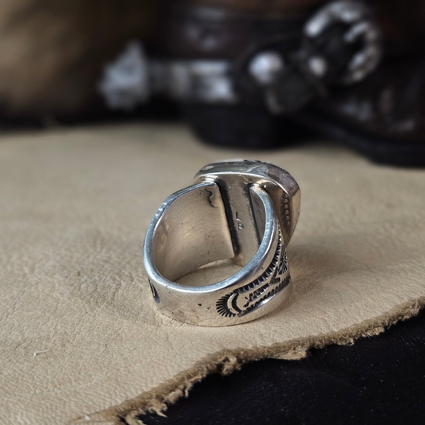 White Buffalo Ring - Size 10