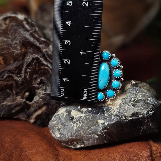Kingman Turquoise Ring - Size 5.5