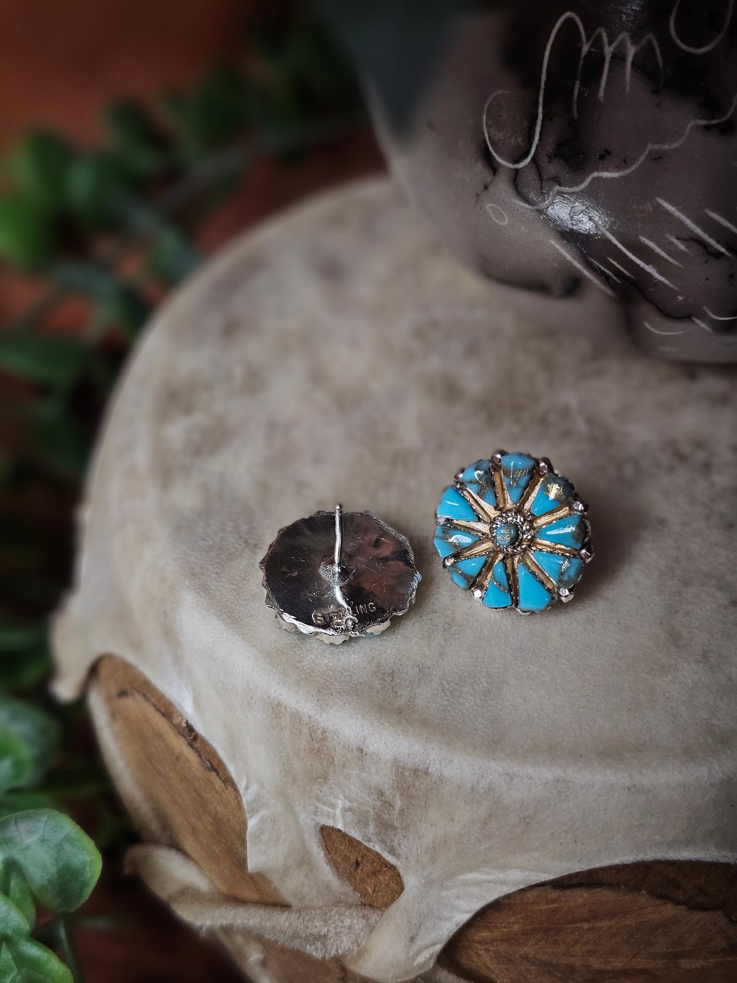 Kingman Turquoise Earrings