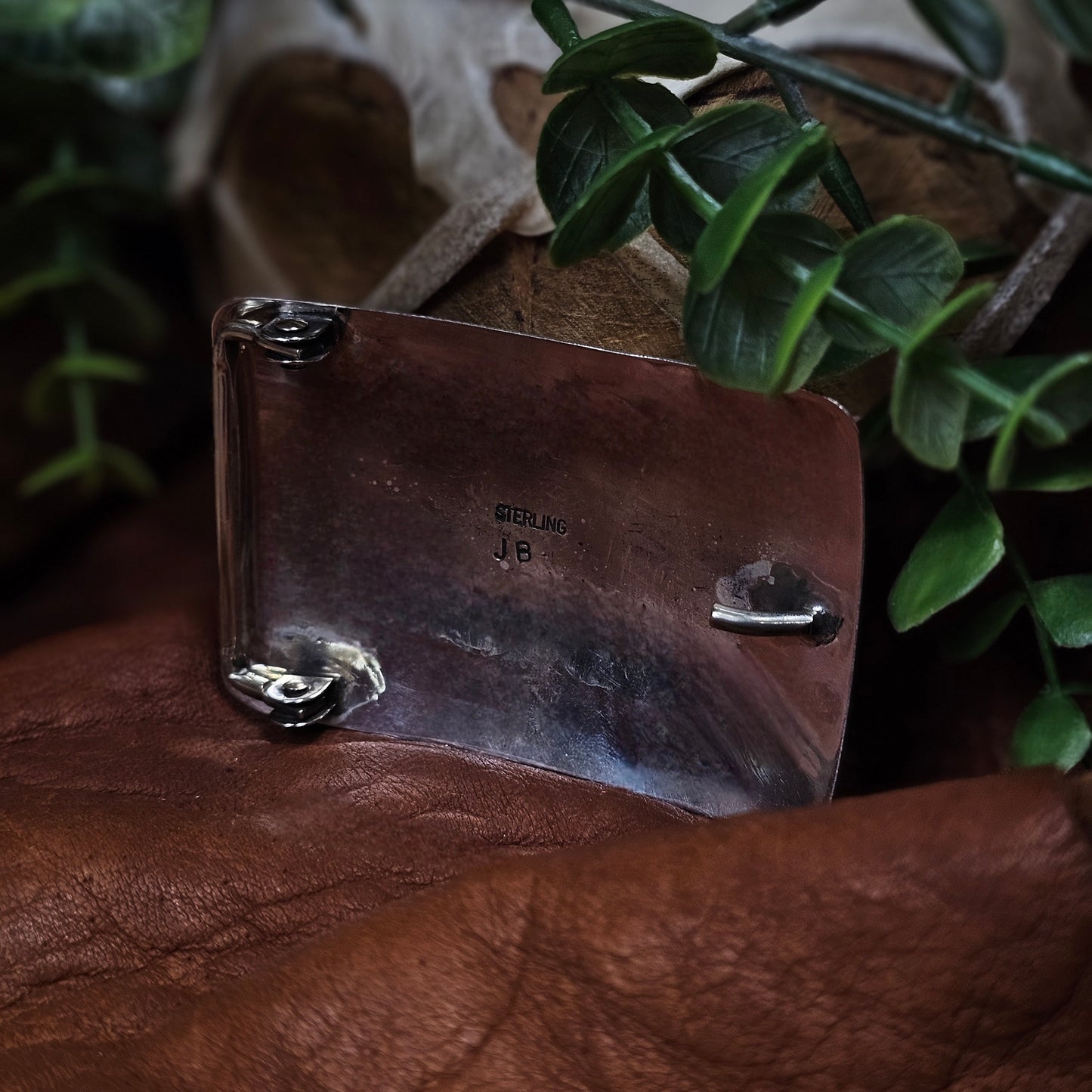 Tyrone Turquoise Belt Buckle