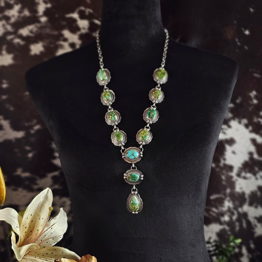 Sierra Nevada Turquoise Necklace w/ Sonoran Turquoise