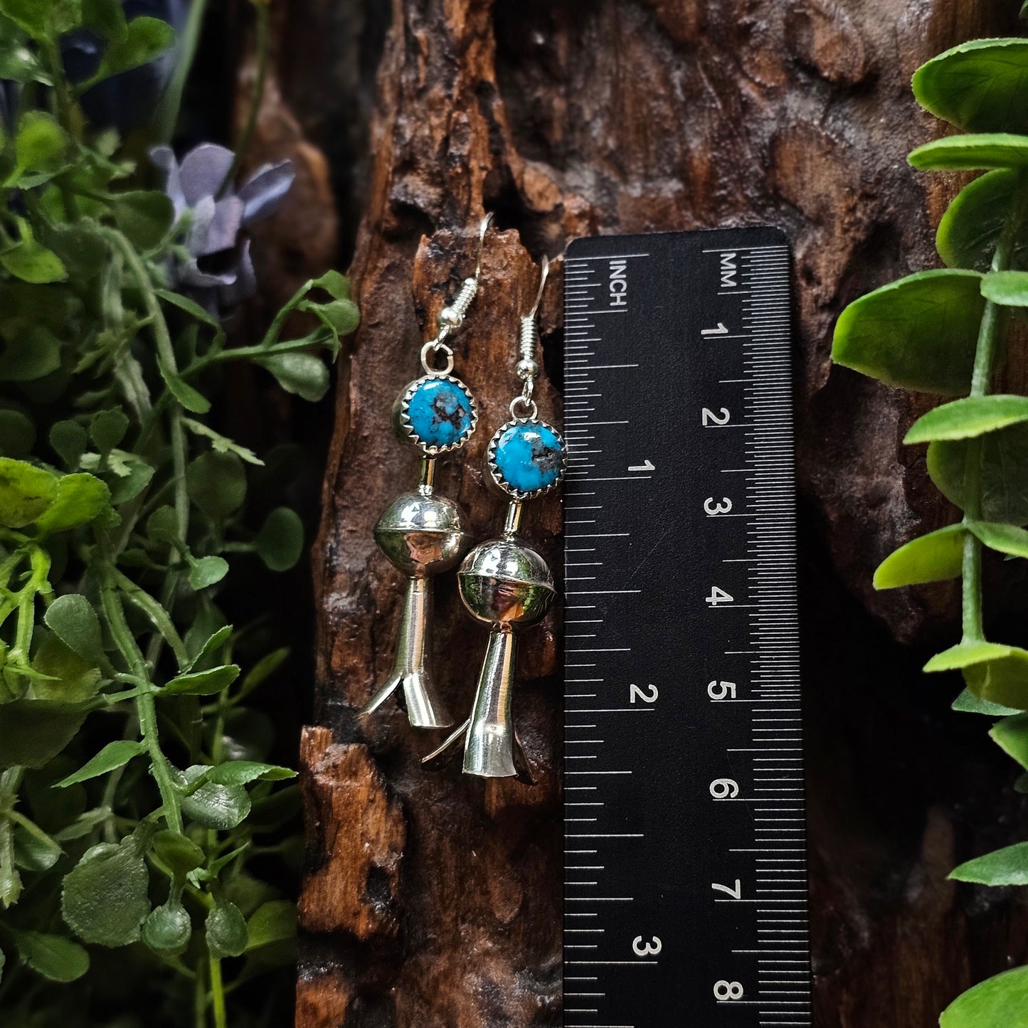 Sleeping Beauty Turquoise Earrings