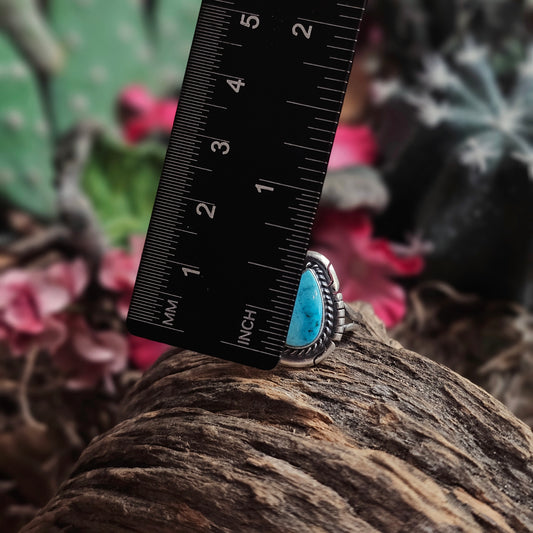 Kingman Turquoise Ring - Size 7.5