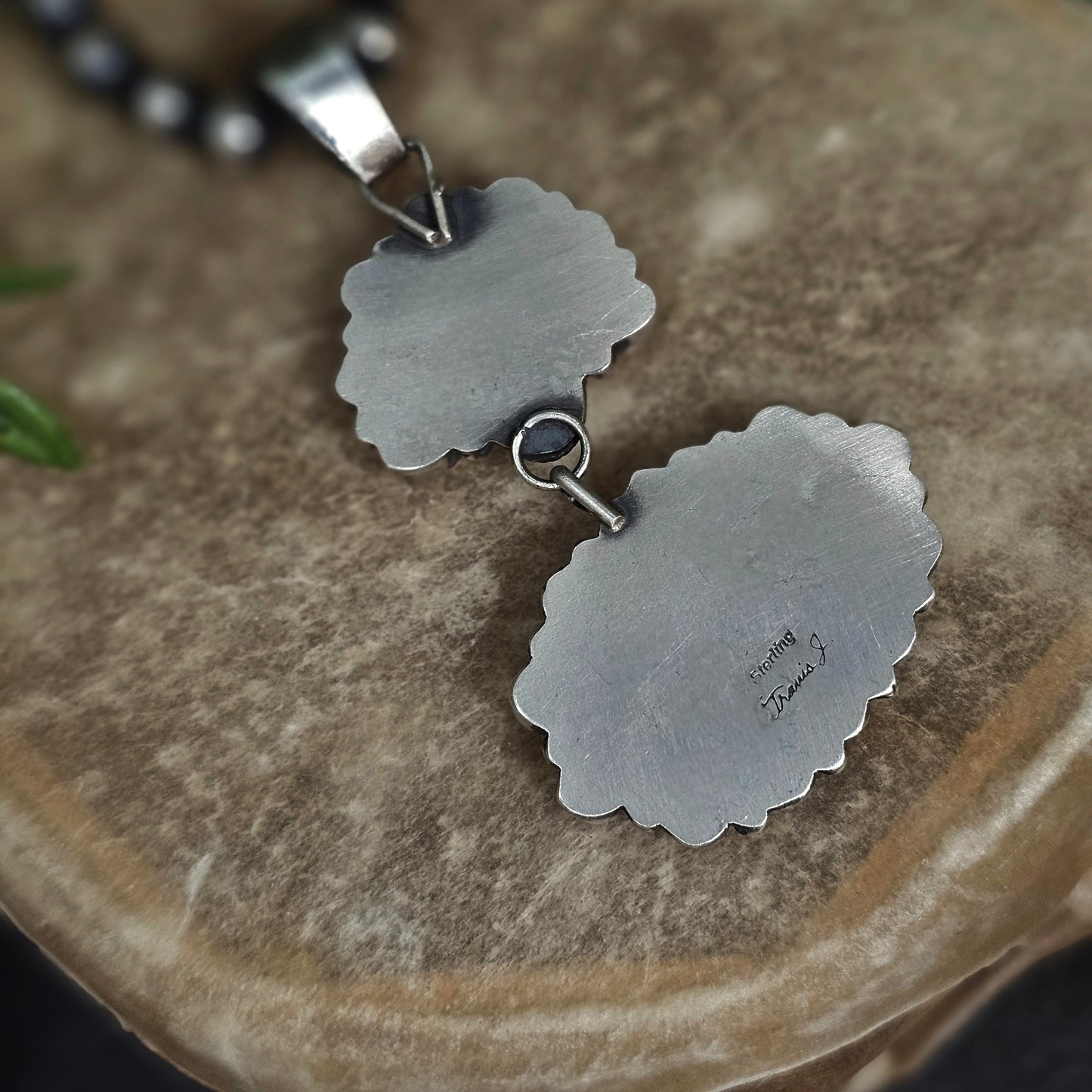 White Buffalo Necklace w/ Sierra Nevada Turquoise
