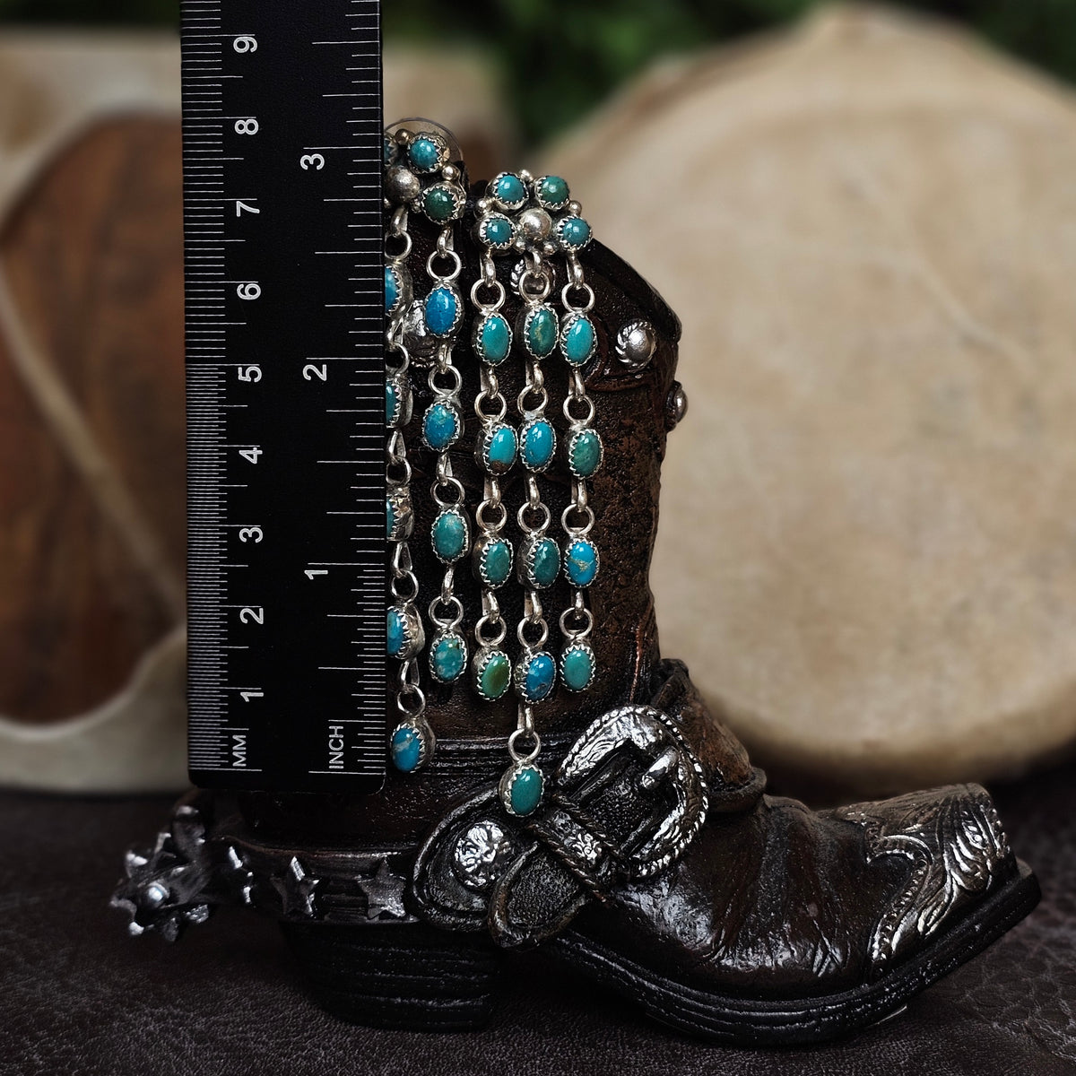 Pilot Mountain Turquoise Earrings