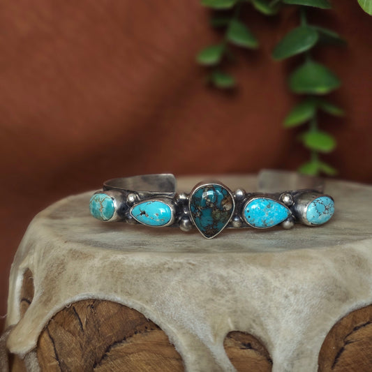 White Water Turquoise Bracelet w/ Royston Turquoise
