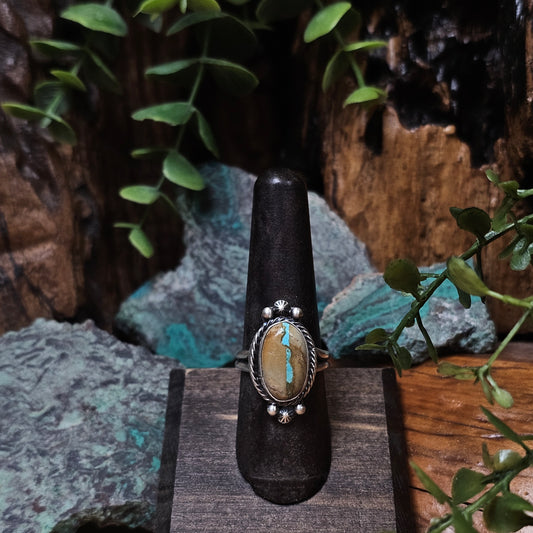 Boulder Turquoise Ring - Size 8