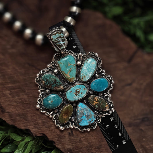 Nevada Turquoise Necklace w/ Sunnyside Turquoise
