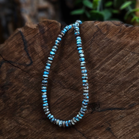 18in. Golden Hills Turquoise Heishi Necklace - Various Styles