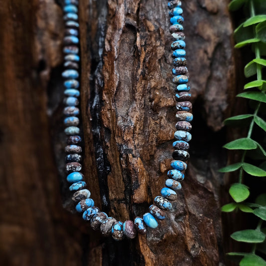 18in. Golden Hills Turquoise Heishi Necklace - Various Styles