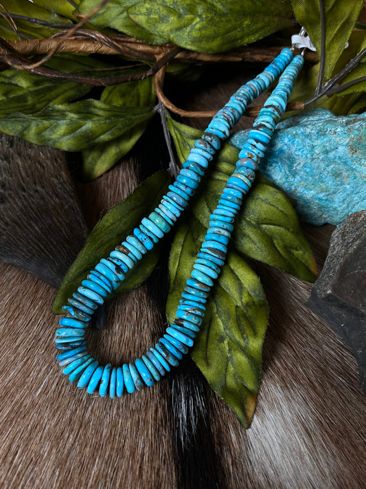 16 IN Kingman Turquoise Heishi